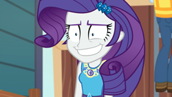 Size: 1920x1080 | Tagged: safe, screencap, character:rarity, equestria girls:rollercoaster of friendship, g4, my little pony:equestria girls, clothing, faec, geode of shielding, jacket, reaction image