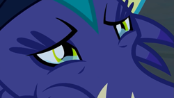 Size: 1179x663 | Tagged: safe, screencap, character:gaius, species:dragon, episode:the hearth's warming club, g4, my little pony: friendship is magic, close-up, crying, dragon lord, frown, lidded eyes, male, sad, solo, teary eyes