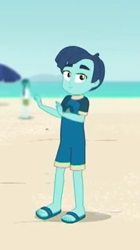 Size: 196x351 | Tagged: safe, screencap, character:captain planet, episode:too hot to handle, g4, my little pony:equestria girls, background human, cropped, feet, henry handle, male, male feet, manestrum, sandals