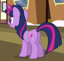 Size: 354x339 | Tagged: safe, screencap, character:twilight sparkle, character:twilight sparkle (unicorn), species:pony, species:unicorn, episode:mmmystery on the friendship express, g4, my little pony: friendship is magic, cropped, female, glowing horn, magic, mare, plot, season 2, solo