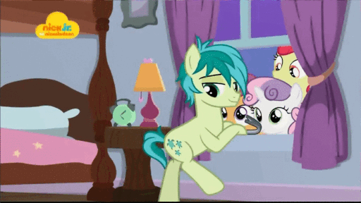 Size: 512x288 | Tagged: safe, screencap, character:apple bloom, character:sandbar, character:scootaloo, character:silverstream, character:sweetie belle, character:yona, species:classical hippogriff, species:earth pony, species:hippogriff, species:pegasus, species:pony, species:unicorn, species:yak, episode:school raze, g4, my little pony: friendship is magic, animated, bow, cloven hooves, cute, cutie mark crusaders, eyes closed, female, filly, frown, gif, glomp, grin, gritted teeth, hair bow, hug, jewelry, lidded eyes, male, monkey swings, necklace, nickelodeon, on back, shipping fuel, smiling, squee, teenager, wide eyes, yak smash