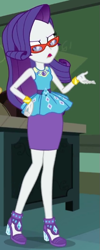 Size: 279x699 | Tagged: safe, screencap, character:rarity, episode:happily ever after party, g4, my little pony:equestria girls, cropped, female, geode of shielding, glasses, glasses rarity, happily ever after party: rarity, legs, pencil skirt, solo