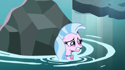 Size: 1280x720 | Tagged: safe, screencap, character:silverstream, episode:what lies beneath, g4, my little pony: friendship is magic, adorable distress, crying, cute, diastreamies, female, solo