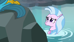 Size: 1280x720 | Tagged: safe, screencap, character:gallus, character:silverstream, species:seapony (g4), episode:what lies beneath, g4, my little pony: friendship is magic, female, solo focus
