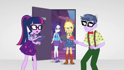 Size: 1920x1080 | Tagged: safe, screencap, character:applejack, character:microchips, character:rarity, character:twilight sparkle, character:twilight sparkle (scitwi), species:eqg human, equestria girls:rollercoaster of friendship, g4, my little pony:equestria girls