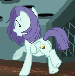 Size: 616x625 | Tagged: safe, screencap, character:lavender sunrise, species:pegasus, species:pony, episode:grannies gone wild, g4, my little pony: friendship is magic, background pony, cropped, excited, eyes closed, female, las pegasus resident, mare, solo