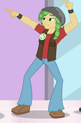 Size: 446x672 | Tagged: safe, screencap, character:sandalwood, episode:a fine line, g4, my little pony:equestria girls, clothing, cropped, male, pants, shoes, solo