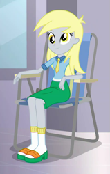 Size: 475x745 | Tagged: safe, screencap, character:derpy hooves, episode:a fine line, g4, my little pony:equestria girls, cropped, sitting, solo