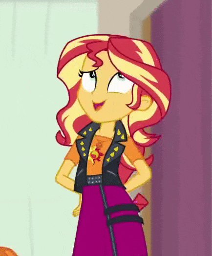Size: 434x524 | Tagged: safe, screencap, character:sunset shimmer, episode:constructive criticism, g4, my little pony:equestria girls, adorasexy, animated, clothing, cute, dancing, female, geode of empathy, gif, hip sway, hips, jewelry, magical geodes, necklace, sexy, shimmerbetes, skirt, solo