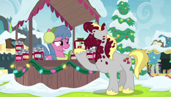 Size: 1280x720 | Tagged: safe, screencap, character:hugh jelly, episode:best gift ever, g4, my little pony: friendship is magic, cherry jumble, food, jelly