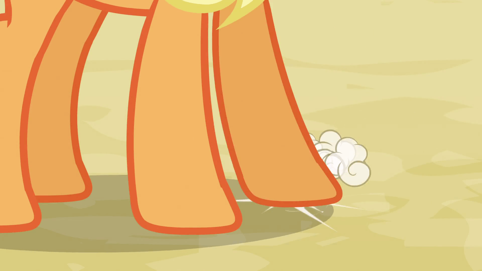 Size: 1920x1080 | Tagged: safe, screencap, character:applejack, species:earth pony, species:pony, episode:apple family reunion, g4, my little pony: friendship is magic, animated, legs, pictures of legs, raise this barn