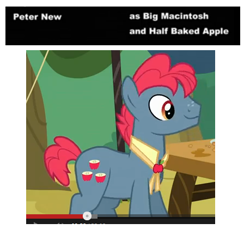 Size: 459x431 | Tagged: safe, screencap, character:apple split, episode:apple family reunion, g4, my little pony: friendship is magic, apple family member, wrong