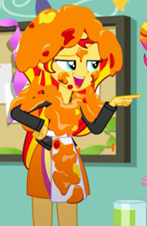 Size: 437x669 | Tagged: safe, screencap, character:sunset shimmer, episode:the art of friendship, eqg summertime shorts, g4, my little pony:equestria girls, cropped