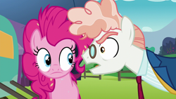 Size: 1280x720 | Tagged: safe, screencap, character:pinkie pie, character:svengallop, episode:the mane attraction, g4, my little pony: friendship is magic, bully, bullying, glare