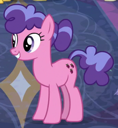 Size: 345x375 | Tagged: safe, screencap, character:berry blend, character:berry bliss, species:earth pony, species:pony, episode:school daze, g4, my little pony: friendship is magic, background pony, blissabetes, cropped, cute, female, friendship student, mare, solo