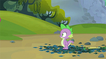 Size: 350x197 | Tagged: safe, screencap, character:pinkie pie, character:rarity, character:spike, episode:spike at your service, g4, my little pony: friendship is magic, animated, marshmelodrama