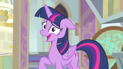 Size: 1280x720 | Tagged: safe, screencap, character:twilight sparkle, character:twilight sparkle (alicorn), species:alicorn, species:pony, episode:starlight the hypnotist, cute, faec, floppy ears, reaction image, solo, twiabetes