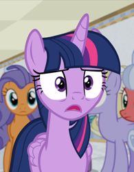 Size: 730x938 | Tagged: safe, screencap, character:twilight sparkle, character:twilight sparkle (alicorn), species:alicorn, species:pony, episode:friendship university, g4, my little pony: friendship is magic, cropped, female, open mouth, shocked, solo focus
