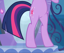 Size: 1118x939 | Tagged: safe, screencap, character:twilight sparkle, character:twilight sparkle (alicorn), species:alicorn, species:pony, equestria girls:equestria girls, g4, my little pony:equestria girls, belly, bipedal, cropped, featureless crotch, legs, mirror portal, pictures of bellies, pictures of legs, standing on two hooves