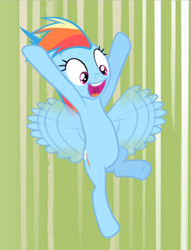 Size: 706x925 | Tagged: safe, screencap, character:rainbow dash, species:pegasus, species:pony, episode:flight to the finish, g4, my little pony: friendship is magic, cropped, faec, female, flapping, flying, mare, open mouth