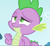 Size: 1016x938 | Tagged: safe, screencap, character:spike, species:dragon, episode:inspiration manifestation, g4, my little pony: friendship is magic, cropped, lidded eyes, male, smiling, smirk, solo