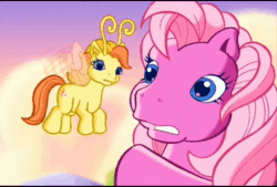 Size: 720x486 | Tagged: safe, screencap, character:pinkie pie (g3), character:zipzee, species:breezies, species:earth pony, species:pony, episode:the princess promenade, g3, animated, drugs, female, marijuana, out of context, sound, sound edit, webm, whispering