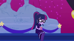 Size: 1920x1080 | Tagged: safe, screencap, character:twilight sparkle, character:twilight sparkle (scitwi), species:eqg human, episode:twilight under the stars, g4, my little pony:equestria girls, solo