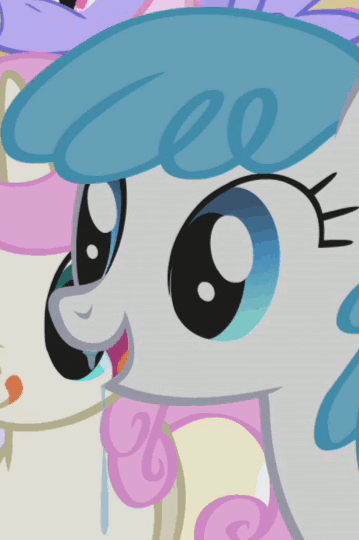 Size: 359x540 | Tagged: safe, screencap, character:rainbowshine, character:twinkleshine, character:white lightning, species:pegasus, species:pony, episode:applebuck season, g4, my little pony: friendship is magic, animated, drool, female, mare, solo focus, sunny day