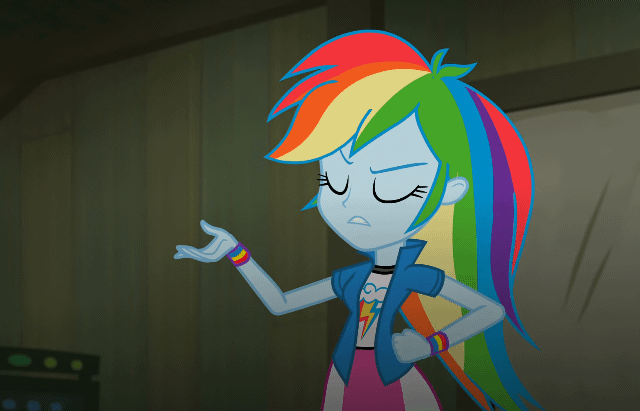 Size: 640x411 | Tagged: safe, screencap, character:rainbow dash, equestria girls:rainbow rocks, g4, my little pony:equestria girls, animated, gif
