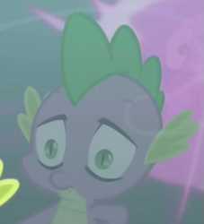 Size: 625x687 | Tagged: safe, screencap, character:spike, species:dragon, episode:uprooted, g4, my little pony: friendship is magic, cropped, male, reflection, winged spike