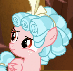 Size: 640x624 | Tagged: safe, screencap, character:cozy glow, character:lord tirek, species:pegasus, species:pony, episode:the beginning of the end, g4, my little pony: friendship is magic, animated, cozy glow is not amused, cozybetes, cropped, cute, eyeroll, female, filly, foal, no sound, reaction image, solo focus, webm