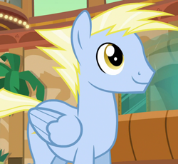 Size: 800x737 | Tagged: safe, screencap, character:lightning riff, species:pegasus, species:pony, episode:viva las pegasus, g4, my little pony: friendship is magic, background pony, cropped, las pegasus resident, male, solo, stallion