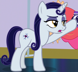 Size: 1108x1020 | Tagged: safe, screencap, character:moonlight raven, species:pony, species:unicorn, episode:canterlot boutique, g4, my little pony: friendship is magic, cropped, female, lidded eyes, mare, solo