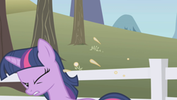 Size: 1280x720 | Tagged: safe, screencap, character:twilight sparkle, character:twilight sparkle (unicorn), species:pony, species:unicorn, episode:the ticket master, g4, my little pony: friendship is magic, female, mare, one eye closed