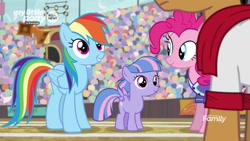 Size: 1280x720 | Tagged: safe, screencap, character:pinkie pie, character:quibble pants, character:rainbow dash, character:wind sprint, species:earth pony, species:pegasus, species:pony, species:unicorn, episode:common ground, g4, my little pony: friendship is magic