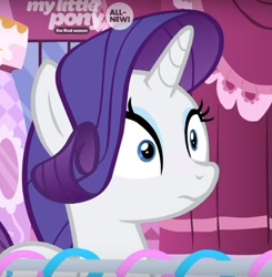 Size: 628x642 | Tagged: safe, screencap, character:rarity, species:pony, species:unicorn, episode:she's all yak, g4, my little pony: friendship is magic, cropped, solo