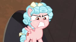 Size: 1920x1080 | Tagged: safe, screencap, character:cozy glow, species:pegasus, species:pony, episode:frenemies, g4, my little pony: friendship is magic, angry, cozy glow is best facemaker, cozy glow is not amused, female, filly, foal, solo