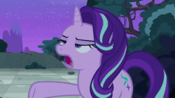Size: 1920x1080 | Tagged: safe, screencap, character:maud pie, character:mudbriar, character:starlight glimmer, species:earth pony, species:pony, species:unicorn, ship:maudbriar, episode:student counsel, agalmatophilia, animated, female, male, mare, petrification, rock, rockbriar, shipping, smiling, sound, straight, that pony sure does love rocks, webm, when she smiles