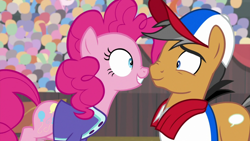 Size: 1920x1080 | Tagged: safe, screencap, character:pinkie pie, character:quibble pants, species:earth pony, species:pony, episode:common ground, g4, my little pony: friendship is magic