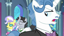 Size: 1920x1080 | Tagged: safe, screencap, character:fancypants, character:jet set, character:upper crust, species:pony, episode:between dark and dawn, g4, my little pony: friendship is magic