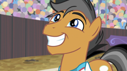 Size: 1280x720 | Tagged: safe, screencap, character:quibble pants, species:earth pony, species:pony, episode:common ground, g4, my little pony: friendship is magic, cute, handsome, male, quibblebetes, smiling