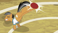Size: 1280x720 | Tagged: safe, screencap, character:quibble pants, species:earth pony, species:pony, episode:common ground, g4, my little pony: friendship is magic, ball, solo