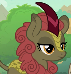 Size: 695x730 | Tagged: safe, screencap, character:maple brown, species:kirin, episode:sounds of silence, g4, my little pony: friendship is magic, background kirin, cropped, solo