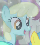Size: 130x148 | Tagged: safe, screencap, character:sassaflash, species:crystal pony, species:pegasus, species:pony, episode:flight to the finish, g4, my little pony: friendship is magic, cropped, crystallized, picture for breezies, solo focus