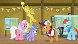 Size: 1920x1080 | Tagged: safe, screencap, character:clear sky, character:quibble pants, character:rainbow dash, character:wind sprint, species:earth pony, species:pegasus, species:pony, species:unicorn, episode:common ground, g4, my little pony: friendship is magic