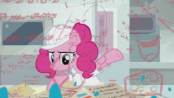 Size: 1280x720 | Tagged: safe, screencap, character:cheese sandwich, character:pinkie pie, character:sans smirk, species:earth pony, species:pony, episode:the last laugh, g4, my little pony: friendship is magic, animated, chinese, sound, subtitles, webm