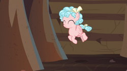 Size: 1280x720 | Tagged: safe, screencap, character:cozy glow, species:pegasus, species:pony, episode:frenemies, g4, my little pony: friendship is magic, buzzing wings, cozybetes, cute, eyes closed, female, filly, flying, foal, solo, wings