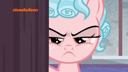 Size: 320x180 | Tagged: safe, screencap, character:cozy glow, species:pegasus, species:pony, episode:school raze, g4, my little pony: friendship is magic, angry, cozy glow is best facemaker, cozy glow is not amused, cozybetes, cute, cute when angry, door, female, filly, foal, freckles, looking at you, madorable, nickelodeon, picture for breezies, school of friendship, solo, unamused