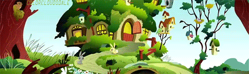 Size: 500x150 | Tagged: safe, screencap, species:rabbit, episode:a bird in the hoof, g4, my little pony: friendship is magic, animal, animated, fluttershy's cottage, gif