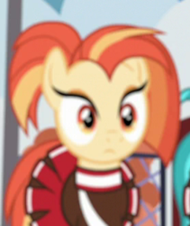 Size: 278x330 | Tagged: safe, screencap, character:shimmy shake, species:pony, episode:2-4-6 greaaat, blurry, cheerleader outfit, clothing, cropped, needs more jpeg
